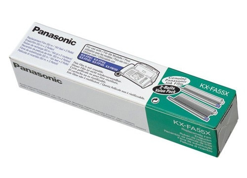 Panasonic KX-FA55X faxrulle 2-pack (original) KX-FA55X 075050 - 1