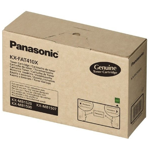 Panasonic KX-FAT410X svart toner hög kapacitet (original) KX-FAT410X 075274 - 1