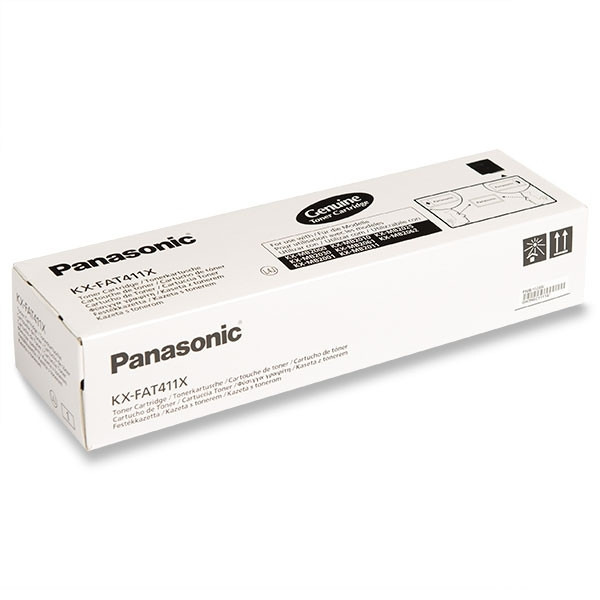Panasonic KX-FAT411X svart toner (original) KX-FAT411X 075254 - 1