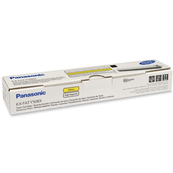 Panasonic KX-FATY508X gul toner hög kapacitet (original) KXFATY508X 075220 - 1