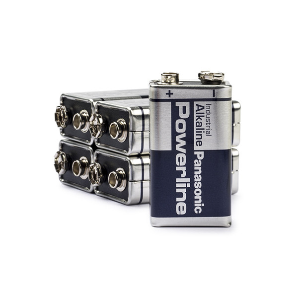 Panasonic Powerline 6LR61 E-block 9V batteri 5st 204619 - 1