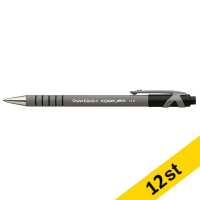 Papermate Kulspetspenna 1.0mm | Papermate Flexgrip Ultra RT | svart | 12st  240009