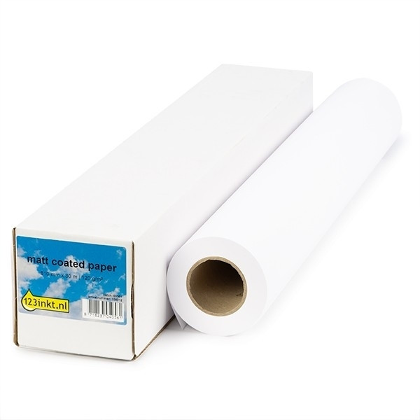 Pappersrulle 610mm x 30m | 120g | 123ink | Matte Coated 5922A002C C13S041853C 155068 - 1