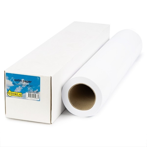 Pappersrulle 610mm x 30m | 190g | 123ink | Satin 6059B002C 6061B002C 155057 - 1