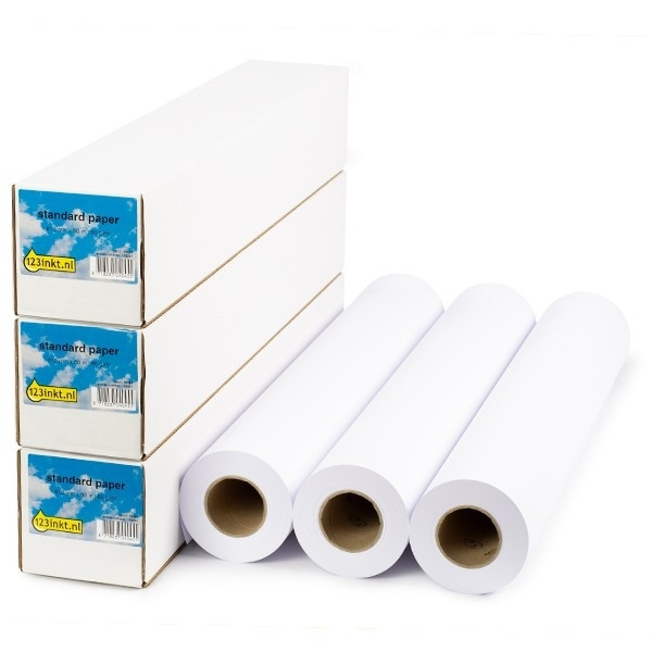 Pappersrulle 610mm x 50m | 80g | 123ink | Standard Uncoated | 3 rullar 1569B007C 155046 - 1
