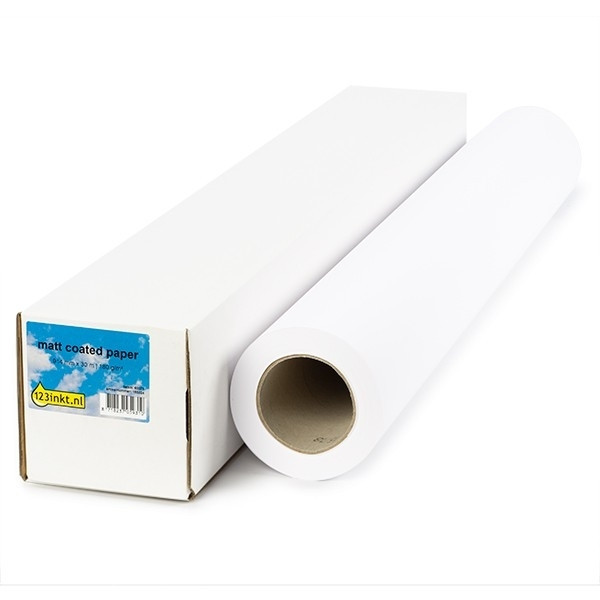 Pappersrulle 610mm x 50m | 80g | 123ink | Standard Uncoated C13S045273C Q1396AC 155082 - 1
