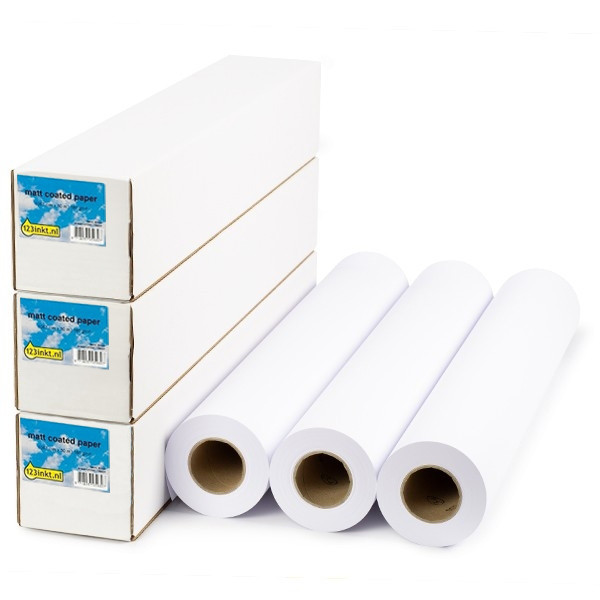 Pappersrulle 841mm x 90m | 80g | 123ink | Standard | 3 rullar  302089 - 1