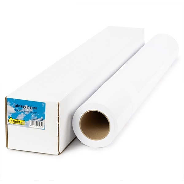 Pappersrulle 914mm x 30m | 190g | 123ink | Glossy 6058B003C Q1427B 155052 - 1