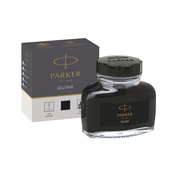 Parker Bläck resevoarpenna 57ml | Parker Quink | svart 1950375 214039 - 1