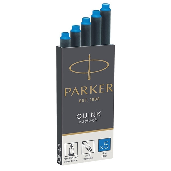 Parker Bläckpatron reservoarpenna | Parker Quink 1950383 | royal blue | 5st 1950383 S0116210 214002 - 1