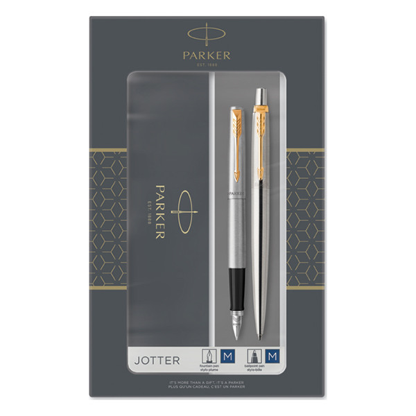 Parker Kulspetspenna + Reservoarpenna | Parker Jotter | guld 2093257 214047 - 1