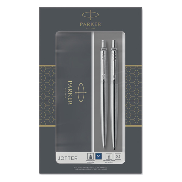 Parker Kulspetspenna + Stiftpenna | Parker Jotter | krom 2093256 214046 - 1