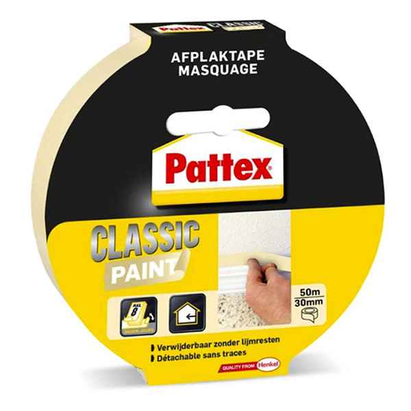Maskeringstejp Classic Paint | Pattex | 30mm x 50m