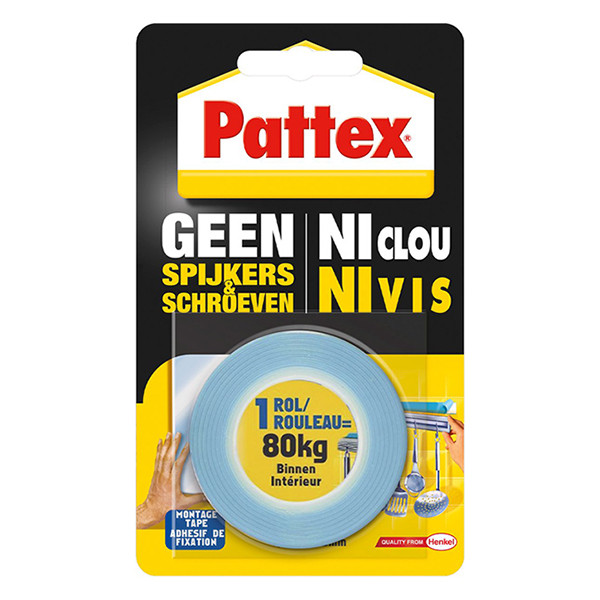 Pattex Supermountingtejp Monteringstejp 19mm x 1.5m | Pattex 2848975 206204 - 4