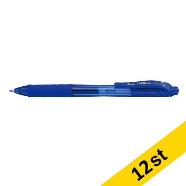 Kulspetspenna | Pentel Energel BL107 | blå | 12st⭐ 210054 - 1