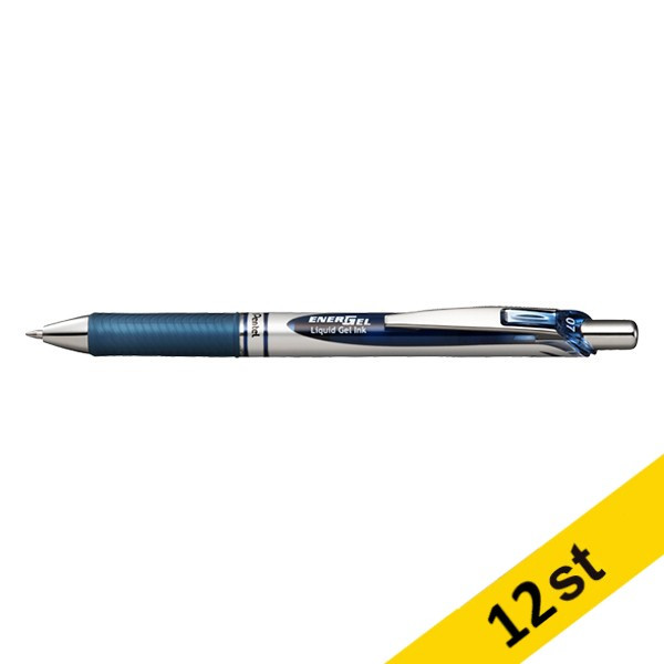 Pentel Kulspetspenna | Pentel Energel BL77 | mörkblå | 12st  210067 - 1