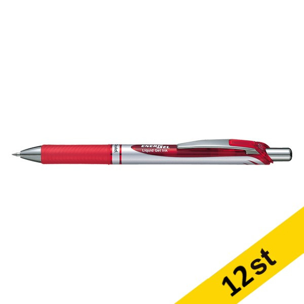Pentel Kulspetspenna | Pentel Energel BL77 | röd | 12st  210066 - 1
