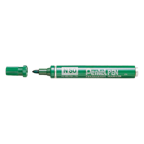 Pentel Märkpenna permanent 1.5mm | Pentel N50 | grön N50-D 210085 - 1