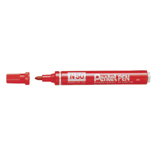 Pentel Märkpenna permanent 1.5mm | Pentel N50 | röd N50-B 210086 - 1