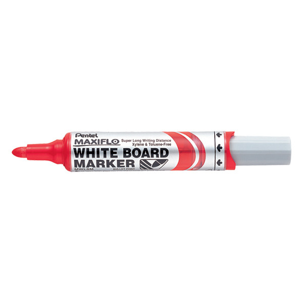 Pentel Whiteboardpenna 3.0mm | Pentel Maxiflo | röd MWL5M-BO 246364 - 1