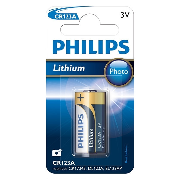 Philips CR123A Lithium batteri $$ CR123A/01B 098335 - 1