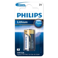 Philips CR123A Lithium batteri $$ CR123A/01B 098335