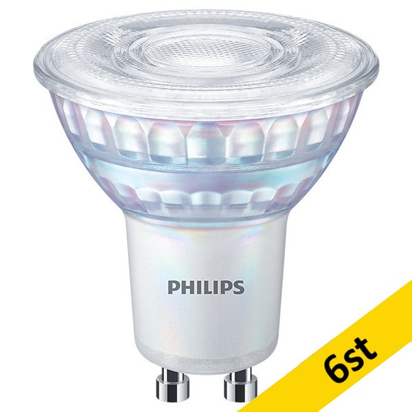 LED Spotlight GU10 dimbar | 4000K | 6.2W [Philips] 6st LPH00637 - 1