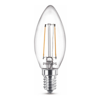 Philips LED lampa E14 | C35 | klar | 2700K | 1.4W $$ 929002370101 LPH02423