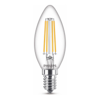 Philips LED lampa E14 | C35 | klar | 2700K | 6.5W [Philips] 929002028055 LPH02439