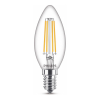 Philips LED lampa E14 | C35 | klar | 2700K | 6.5W 929002028055 LPH02439