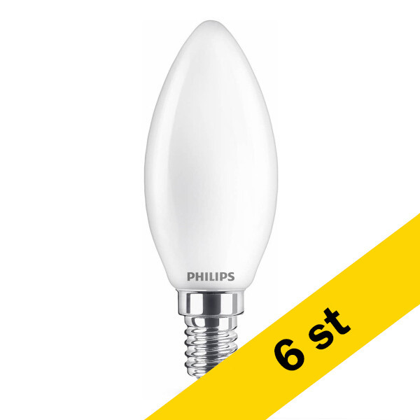 LED lampa E14 | C35 frostad | 4000K | 4,3W [Philips] 6st LPH02426 - 1