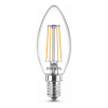 LED lampa E14 | C35 klar | 2700K | 4.3W [Philips]