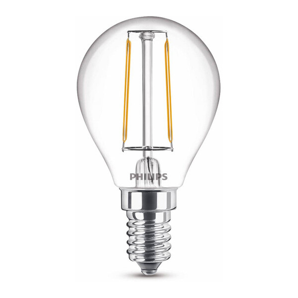 Philips LED lampa E14 | P45 | klar | 2700K | 2W [Philips] 929001238695 LPH02394 - 1