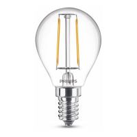 Philips LED lampa E14 | P45 | klar | 2700K | 2W 929001238695 LPH02394