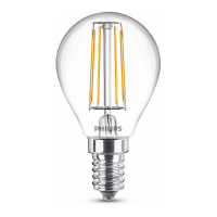 Philips LED lampa E14 | P45 | klar | 2700K | 4.3W 929001890455 LPH02396