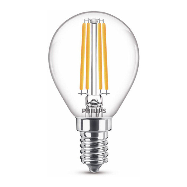 LED lampa E14 | P45 klar | 2700K | 6.5W [Philips] LPH02398 - 1
