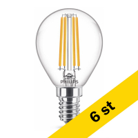 LED lampa E14 | P45 klar | 2700K | 6,5W [Philips] 6st LPH02399