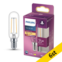 LED lampa E14 | T25 klar | 2700K | 1,9W (25W) [Philips] 6st LPH04158