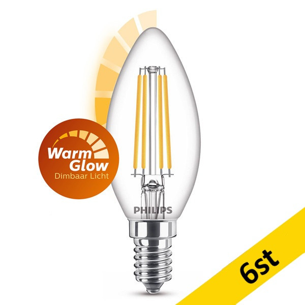 LED lampa E14 dimbar | C35 | 2200-2700K | 2.5W (25W) [Philips] 6st LPH02558 - 1