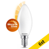 LED lampa E14 dimbar | C35 matt | 2200-2700K | 3.4W (40W) [Philips] 6st LPH02593 - 1