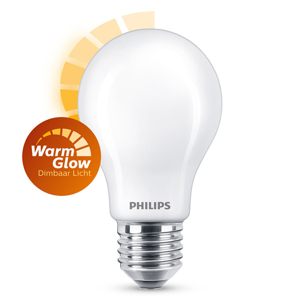 Philips LED lampa E27 | A60 | frostad | 10.5W | dimbar 929003011701 LPH02584 - 1