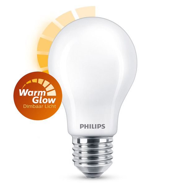 Philips LED lampa E27 | A60 | frostad | 2500K | 3.4W | dimbar [Philips] 929003010001 LPH02578 - 1