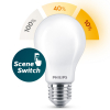 LED lampa E27 | A60 | frostad | 2500K | 7.5W | 3-stegs dimbar [Philips]
