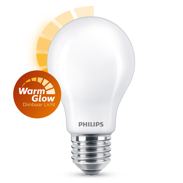 Philips LED lampa E27 | A60 | frostad | 3.4W | dimbar 929003010001 LPH02578 - 1