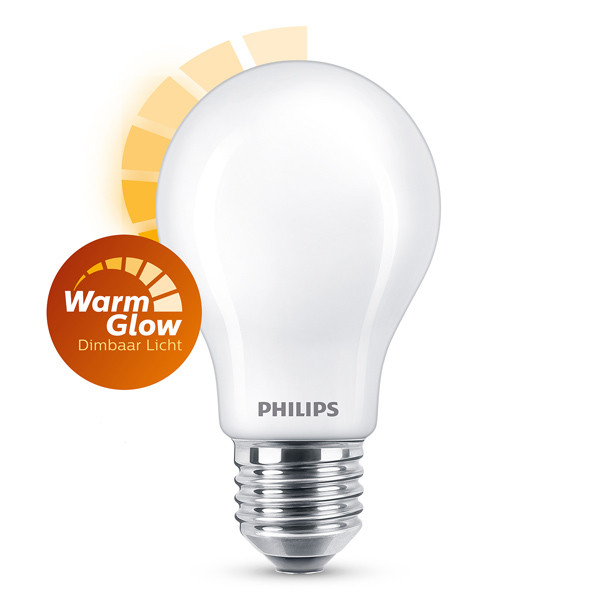 Philips LED lampa E27 | A60 | frostad | 7.2W | dimbar 929003011301 LPH02582 - 1