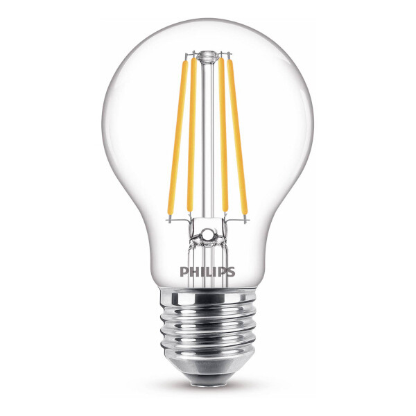 Philips LED lampa E27 | A60 | klar | 8.5W 929002025455 LPH02338 - 1