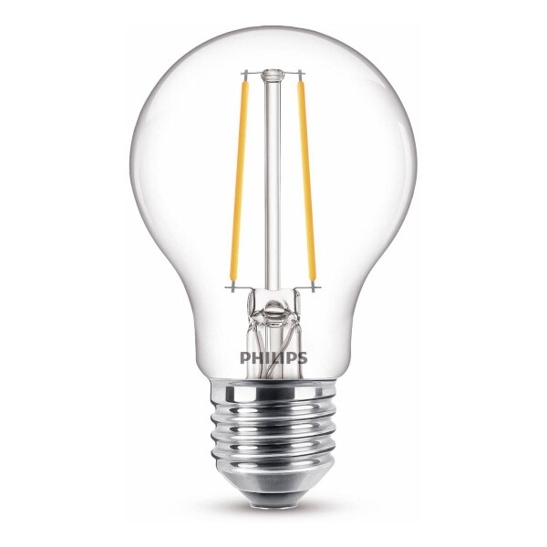 LED lampa E27 | A60 klar | 2700K | 2.2W (25W) [Philips] LPH02332 - 1