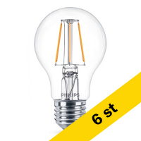 LED lampa E27 | A60 klar | 2700K | 4.3W (40W) [Philips] 6st LPH02335