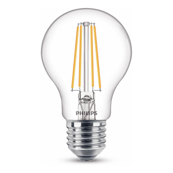 LED lampa E27 | A60 klar | 2700K | 7W (60W) [Philips] LPH02336 - 1