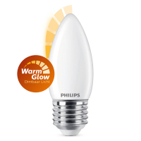 Philips LED lampa E27 | C35 | frostad | 3.4W | dimbar 929003012701 LPH02590